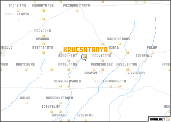 map of Krucsatanya