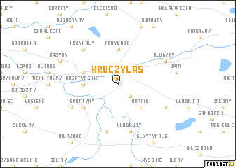 map of Kruczy Las