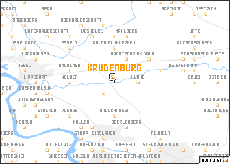 map of Krudenburg