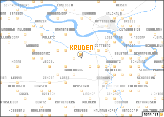 map of Krüden