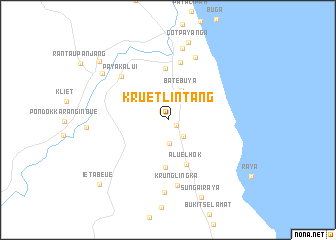 map of Kruetlintang