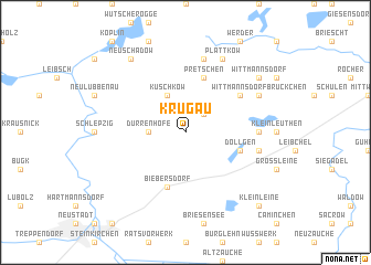 map of Krugau