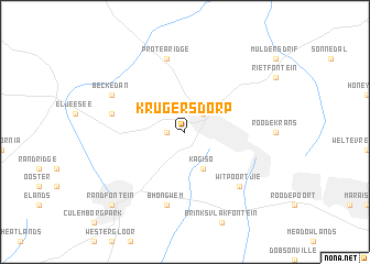 map of Krugersdorp