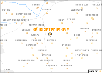 map of Krugi-Petrovskiye