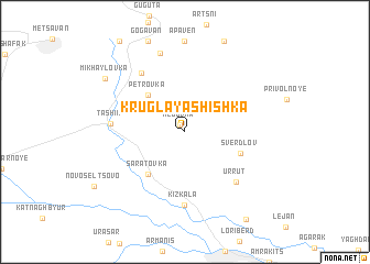 map of Kruglaya Shishka