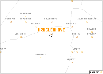 map of Kruglen\