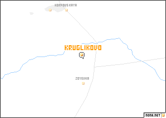 map of Kruglikovo