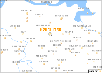 map of Kruglitsa