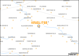 map of Kruglitsa