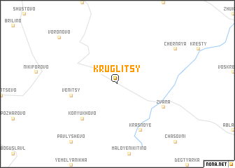 map of Kruglitsy