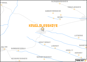 map of Kruglolesskoye