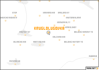 map of Kruglolugovka