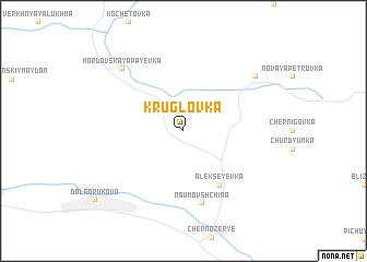 map of Kruglovka