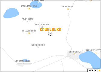 map of Kruglovka