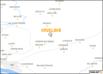 map of Kruglovo
