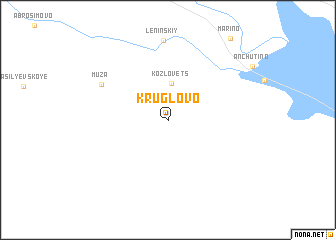 map of Kruglovo