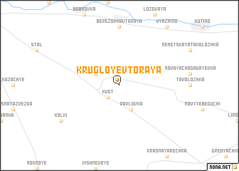 map of Krugloye Vtoraya