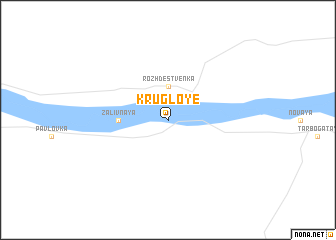 map of Krugloye