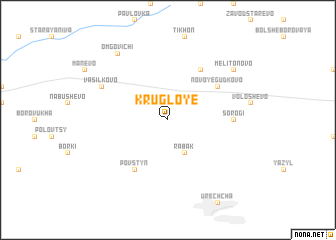 map of Krugloye