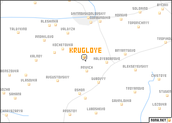 map of Krugloye