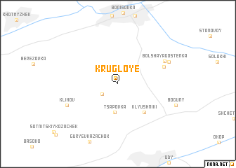 map of Krugloye