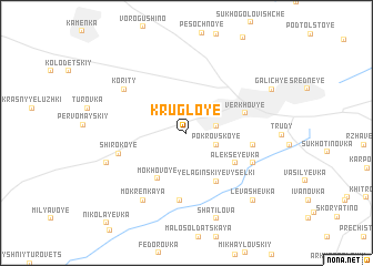 map of Krugloye