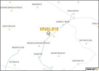 map of Krugloye