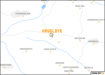 map of Krugloye