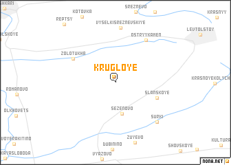 map of Krugloye