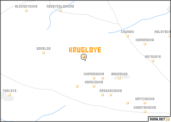 map of Krugloye