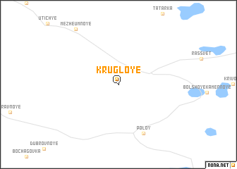 map of Krugloye