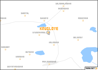 map of Krugloye