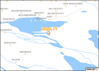 map of Kruglyy