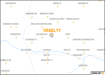 map of Kruglyy