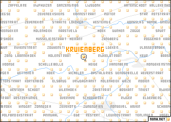 map of Kruienberg