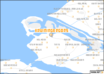 map of Kruiningergors