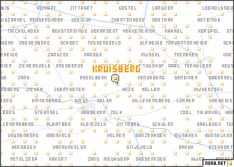 map of Kruisberg