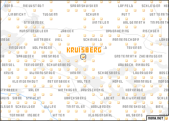 map of Kruisberg