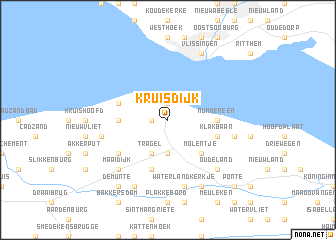 map of Kruisdijk