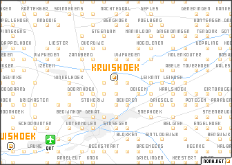 map of Kruishoek