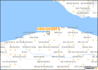 map of Kruishoofd