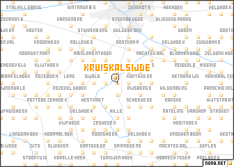 map of Kruiskalsijde