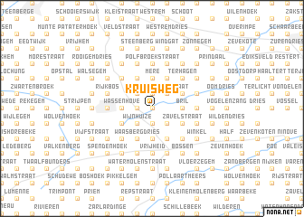 map of Kruisweg