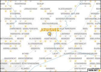 map of Kruisweg