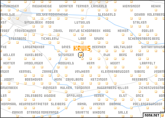 map of Kruis