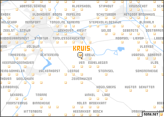 map of Kruis