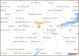 map of Kruki