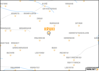 map of Kruki