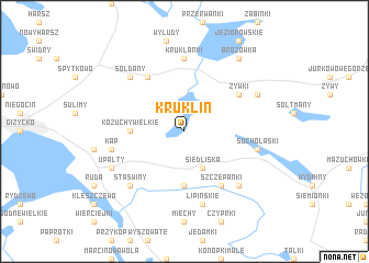 map of Kruklin