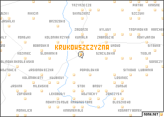 map of Krukowszczyzna